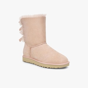 Ugg Bailey Bow II Twinkle Women Classic Boots Pink (9408XPGOK)